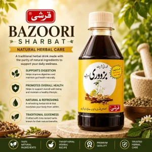 Original Qarshi Sharbat Bazoori Herbal Sharbat - Makki Dawakhana